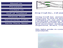 Tablet Screenshot of gregcroft.com